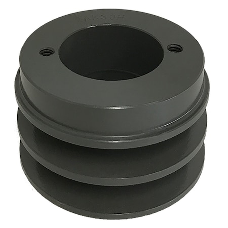 B&B Manufacturing Bushing 2 Groove V-Belt Pulley 3.05 inch OD 2AK30H